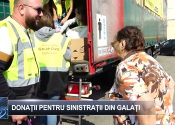 Donații pentru sinistrații din Galați 18 septembrie 2024 TELE`M Botoșani