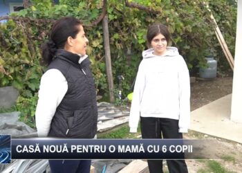 Casă nouă pentru o mamă cu șase copii 15 octombrie 2024 TELE`M Botoșani