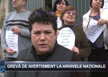 Grevă de avertisment la arhivele naționale 4 noiembrie 2024 TELE`M Botoșani