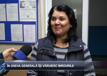 În greva generală își văruiesc birourile 12 noiembrie 2024 TELE`M Botoșani
