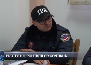 Protestul polițiștilor continuă 15 ianuarie 2025 TELE`M Botoșani