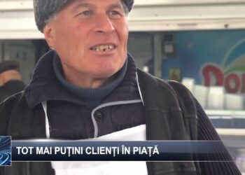 Tot mai puțini clienți în piață  6 ianuarie 2025 TELE`M Botoșani