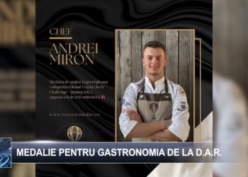 Medalie pentru gastronomia de la D.A.R  5 martie 2025 TELE`M Botoșani