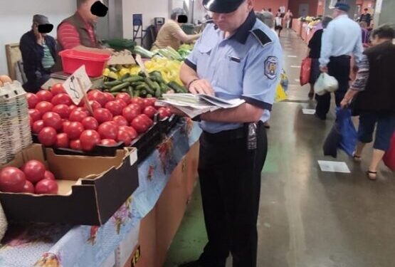 Acțiune a polițiștilor din Darabani pentru siguranța publică și verificarea activităților comerciale