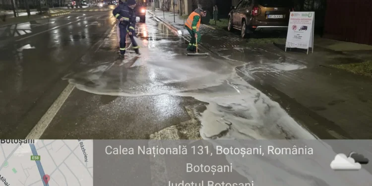 Urban Serv va începe curățenia de primăvară pe străzile municipiului Botoșani. Ce străzi vor fi spalate