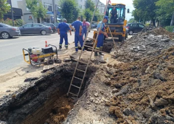 Avarie la rețeaua de apă în municipiul Botoșani – mai multe străzi rămân fără apă potabilă