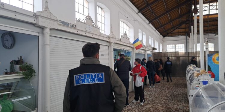Acțiune amplă în Piața Centrală din Botoșani