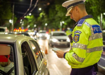 Tânăr de 22 de ani, prins băut la volan