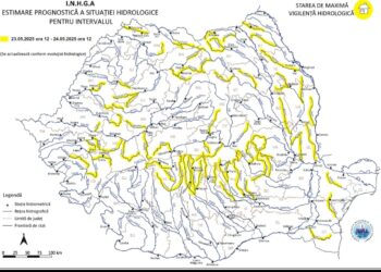 Cod Galben de inundații în județul Botoșani – autoritățile sunt în alertă