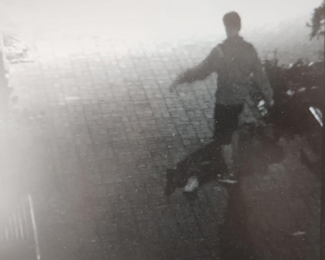 Trei adolescenți au fost surprinși în timp ce loveau cu bestialitate un bărbat căzut la pământ!