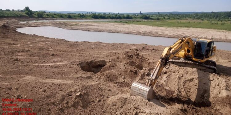 350.000 lei AMENZI pentru exploatările ilegale de nisip și piatră din Botoșani!