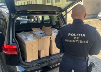30.000 de țigări ascunse în portbagaj – prins la pont de polițiștii de frontieră