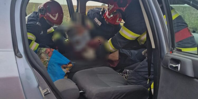 ACCIDENT ȘOCANT între Dorohoi și George Enescu! Soț și soție, răniți și transportați de urgență la spital
