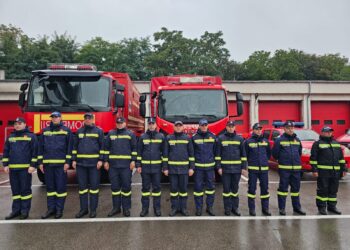 Pompierii botoșăneni, trimiși în sprijinul colegilor din Constanța, în plin cod roșu de ploi