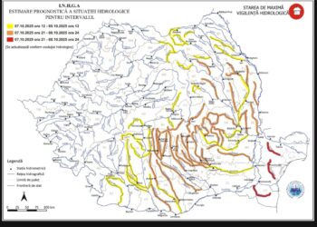 COD GALBEN pe râul Jijia! Hidrologii avertizează: risc major de inundații în următoarele ore!