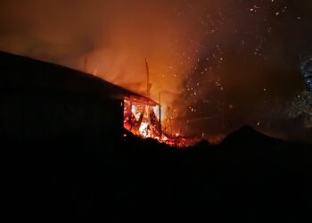 Incendiu devastator în Icușeni Vale! Flăcări uriașe au mistuit o gospodărie peste noapte!