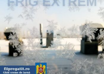 Cod galben de ger în județul Botoșani, până luni dimineață. Temperaturile pot coborî până la minus 18 grade