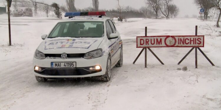 Trafic îngreunat pe mai multe drumuri din județul Botoșani. DN 24C rămâne închis