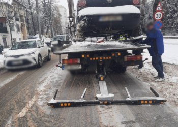 Zeci de șoferi amendați, mașini ridicate și controale dure pentru traficul greu fără autorizație