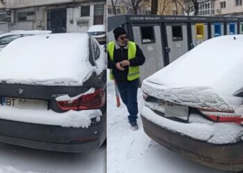 MAȘINI RIDICATE DUPĂ CE AU BLOCAT GUNOIUL ÎN Iași: Tânăr din Botoșani, sancționat după intervenția poliției locale