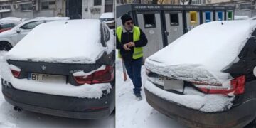 MAȘINI RIDICATE DUPĂ CE AU BLOCAT GUNOIUL ÎN Iași: Tânăr din Botoșani, sancționat după intervenția poliției locale