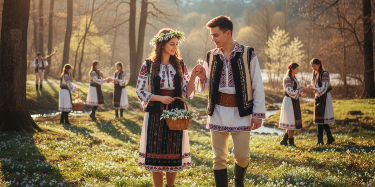 Știați că Dragobete este considerat zeul tinereții și al iubirii curate în tradiția populară românească?