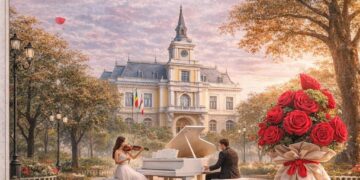 SURPRIZĂ DE 8 MARTIE ÎN BOTOȘANI! Concert emoționant în parc și decor floral spectaculos pentru toate femeile