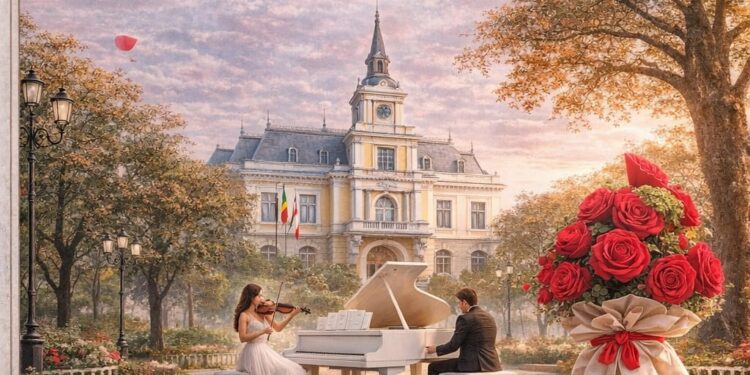 SURPRIZĂ DE 8 MARTIE ÎN BOTOȘANI! Concert emoționant în parc și decor floral spectaculos pentru toate femeile