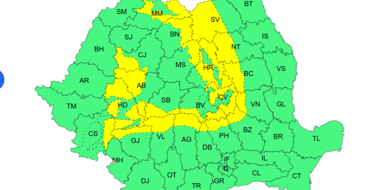 Vremea o ia razna în România! Ploi torențiale, vânt puternic și ninsori în plină primăvară