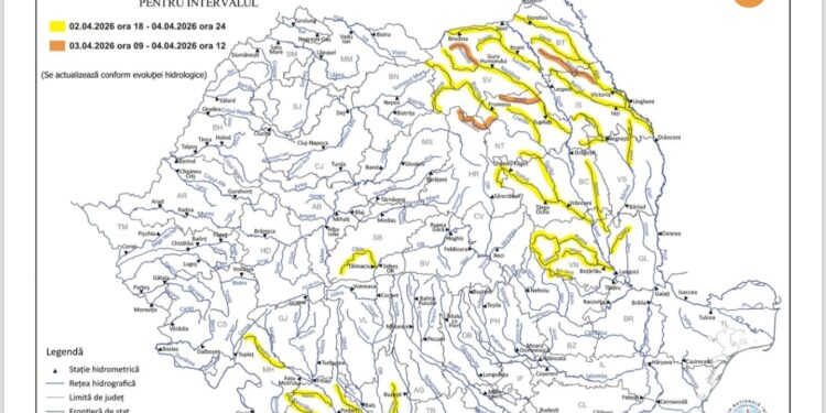 COD PORTOCALIU DE INUNDAȚII LOVEȘTE BOTOȘANIUL! Râurile ies din matcă, autoritățile sunt în alertă maximă