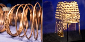 Coiful de aur de la Coțofenești, găsit îngropat după jaful care a șocat Europa