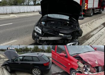 Două accidente în mai puțin de 20 de minute în Botoșani! Mașini distruse și intervenții în forță ale pompierilor
