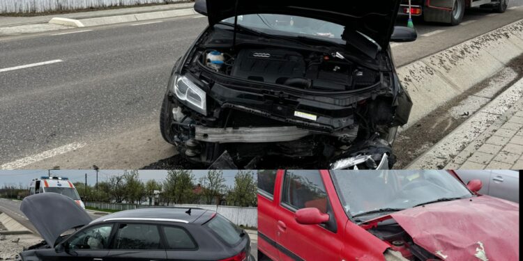 Două accidente în mai puțin de 20 de minute în Botoșani! Mașini distruse și intervenții în forță ale pompierilor