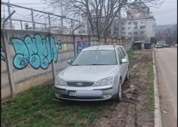 ȘOFER DIN BOTOȘANI, LECȚIE SCUMPĂ LA IAȘI! Mașină ridicată după ce a fost parcată direct pe spațiul verde