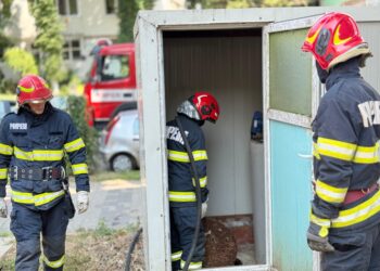 Alertă de posibilă scăpare de gaze la Spitalul Județean „Mavromati” din Botoșani. Pompierii au intervenit de urgență
