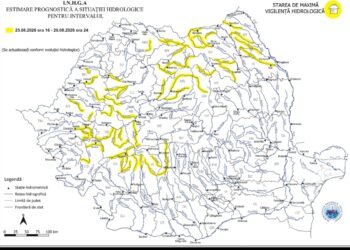 COD GALBEN DE INUNDAȚII ÎN BOTOȘANI! Jijia și afluenții, sub avertizare: viiturile rapide pot lovi zonele vulnerabile