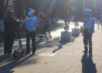 Razie printre trotinetiști și bicicliști, în Botoșani. Polițiștii locali au ieșit în stradă